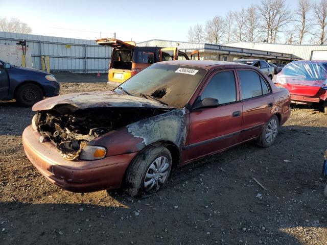 CHEVROLET GEO PRIZM 2001 burgundy  gas 1Y1SK52851Z414256 photo #1