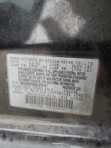 2021 NISSAN VERSA SV 3N1CN8EV5ML876107