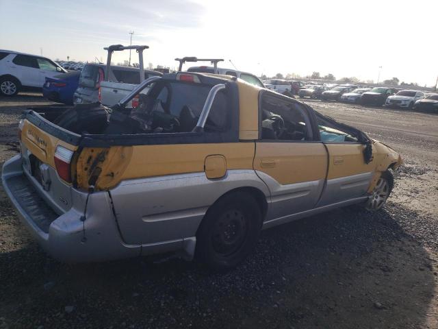 SUBARU BAJA 2003 yellow  gas 4S4BT61C237104332 photo #4