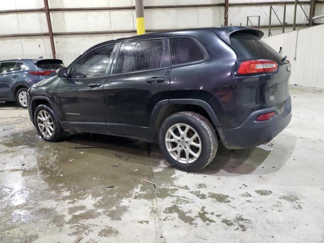 2014 Jeep Cherokee Sport black null gas 1C4PJLAB0EW245575 photo #3