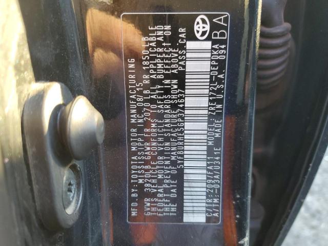 2016 TOYOTA COROLLA L - 5YFBURHE5GP374637