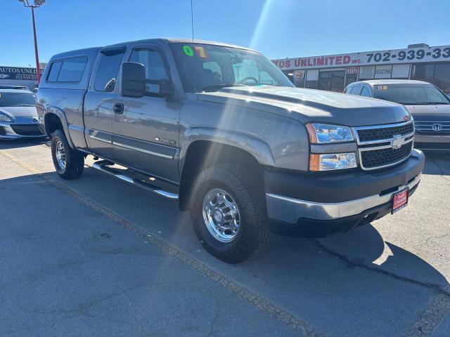 CHEVROLET SILVERADO 2007 charcoal 4dr ext gas 1GCHK29U57E141917 photo #1