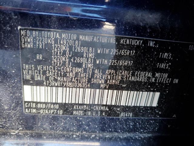 2021 TOYOTA RAV4 XLE - 4T3RWRFV8MU036954