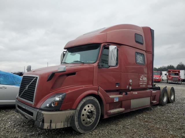 VOLVO VN VNL 2015 burgundy tractor diesel 4V4NC9TJ2FN931640 photo #3