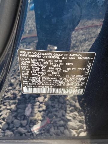 2021 VOLKSWAGEN ATLAS SE - 1V2WR2CA1MC540217