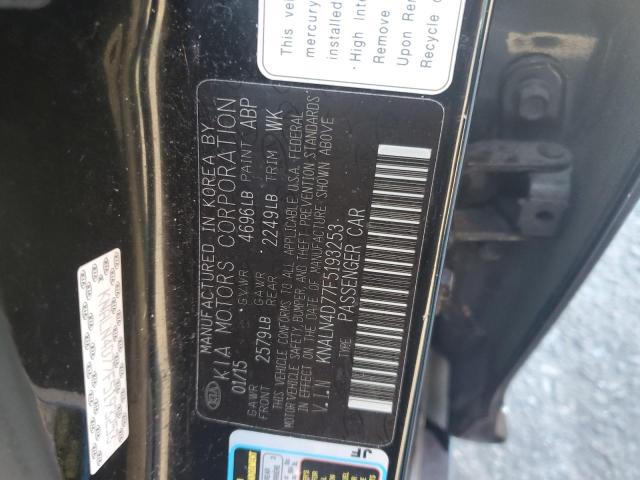 2015 KIA CADENZA PR - KNALN4D77F5193253