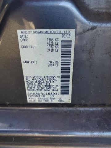 2020 NISSAN ALTIMA S - 1N4BL4BV7LC168937