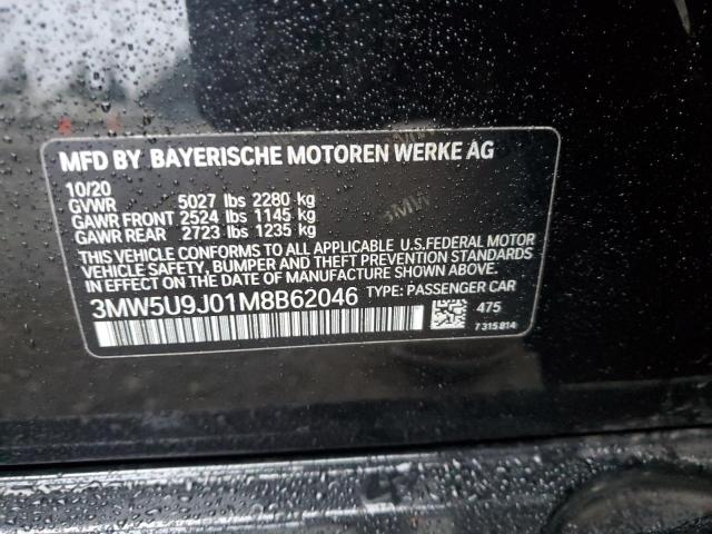 2021 BMW M340XI 3MW5U9J01M8B62046