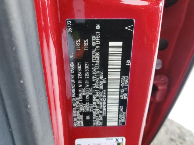 2023 LEXUS RX 350H BA - 2T2BBMCA0PC014846