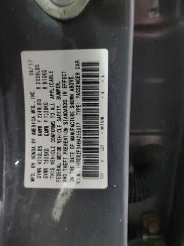 2017 HONDA ACCORD LX - 1HGCR2F34HA255077