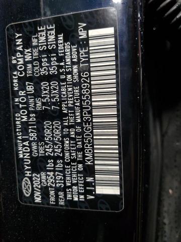 2023 HYUNDAI PALISADE L - KM8R5DGE3PU558926