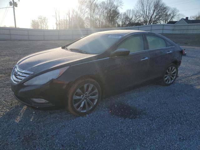 HYUNDAI SONATA SE 2013 black  gas 5NPEC4AC5DH513234 photo #1