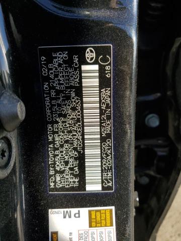 2020 TOYOTA COROLLA SE - JTDS4RCE0LJ004637
