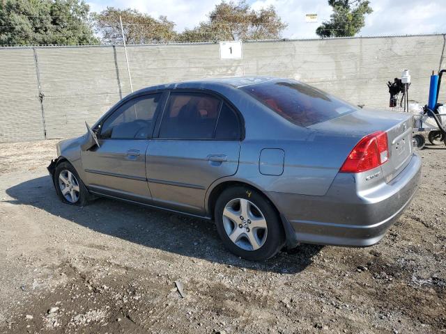 HONDA CIVIC EX 2005 silver  gas 2HGES25705H526585 photo #3