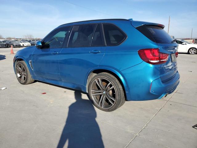 BMW X5 M 2017 blue  gas 5YMKT6C37H0U39448 photo #3