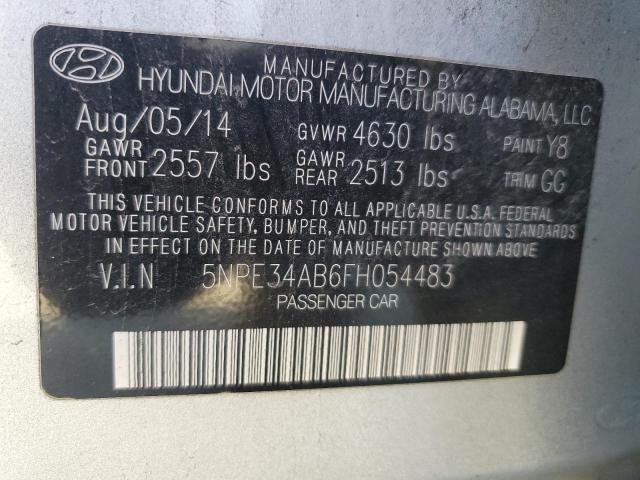 2015 HYUNDAI SONATA SPO 5NPE34AB6FH054483
