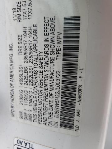 2018 HONDA CR-V LX - 5J6RW5H32JL003722