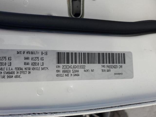 2016 DODGE CHARGER R/ - 2C3CDXGJ6GH318322