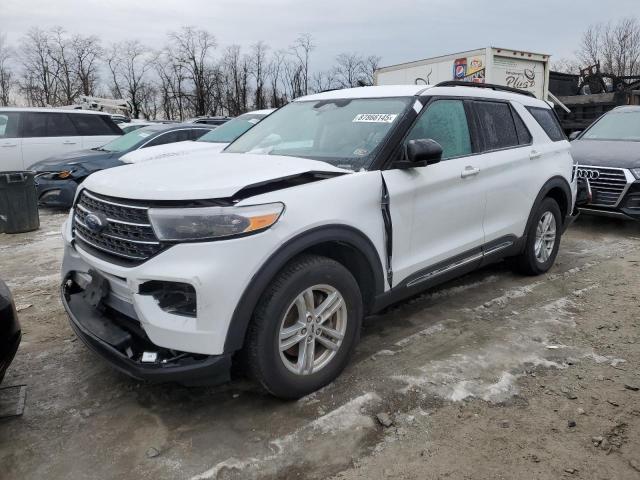 FORD EXPLORER X 2023 white  gas 1FMSK8DH0PGA57409 photo #1