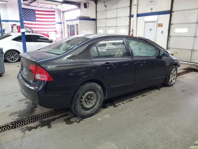 HONDA CIVIC LX 2008 black  gas 2HGFA16528H522525 photo #4