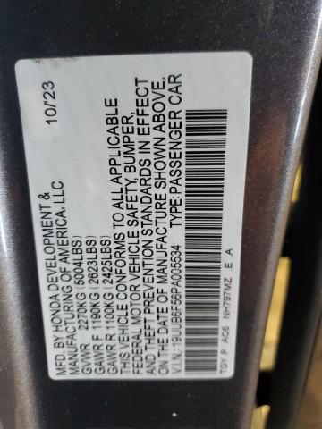 2023 ACURA TLX A-SPEC 19UUB6F56PA005534