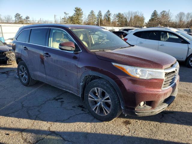 2016 TOYOTA HIGHLANDER 5TDJKRFH3GS229392