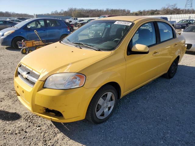 CHEVROLET AVEO LS 2011 yellow  gas KL1TD5DE7BB151680 photo #1