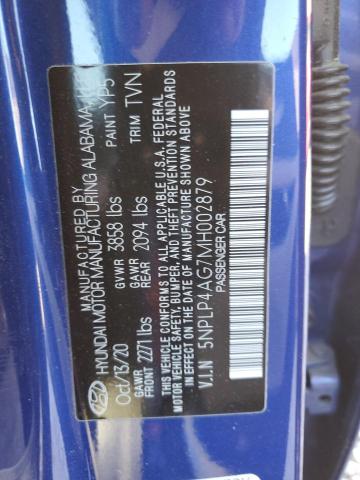 2021 HYUNDAI ELANTRA LI - 5NPLP4AG7MH002879