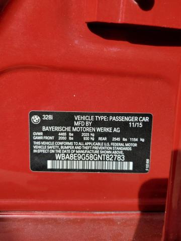2016 BMW 328 I SULE WBA8E9G58GNT82783