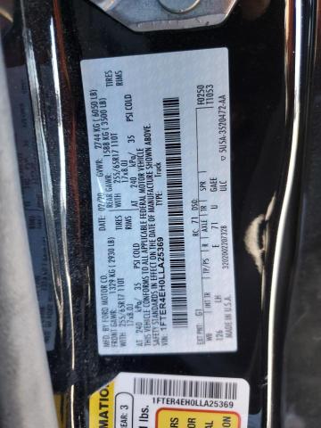2020 FORD RANGER XL - 1FTER4EH0LLA25369
