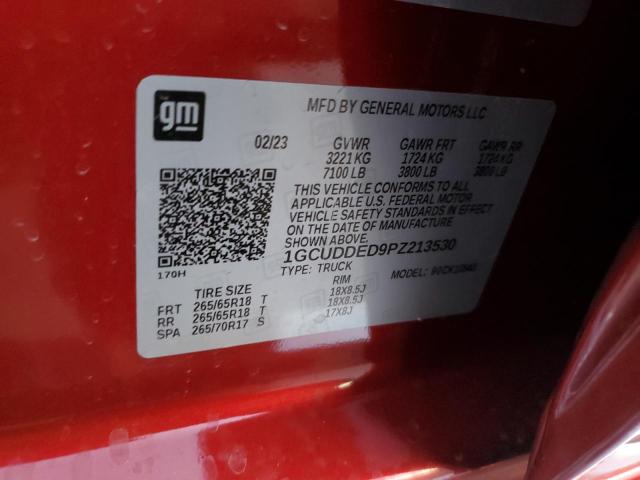 2023 CHEVROLET SILVERADO - 1GCUDDED9PZ213530
