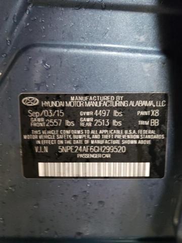 2016 HYUNDAI SONATA SE 5NPE24AF6GH299520