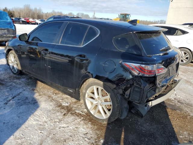 LEXUS CT 200 2017 black  hybrid engine JTHKD5BH0H2287285 photo #3