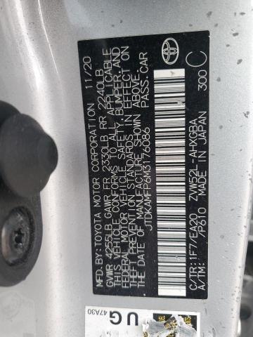 2021 TOYOTA PRIUS PRIM - JTDKAMFP6M3176086