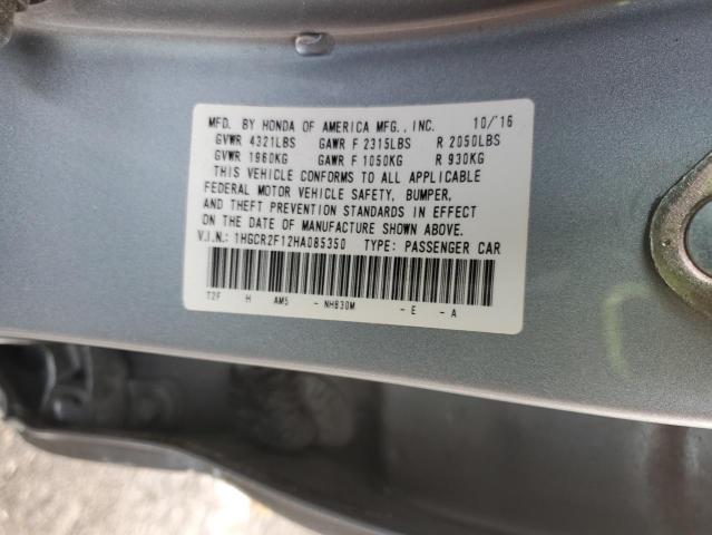2017 HONDA ACCORD SPO - 1HGCR2F12HA085350