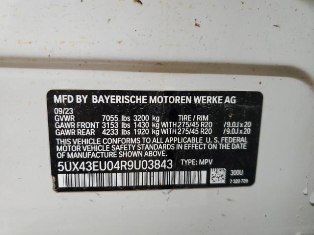 2024 BMW X5 XDRIVE5 - 5UX43EU04R9U03843