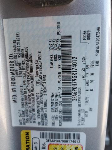 2016 FORD FUSION SE 3FA6P0H79GR174012