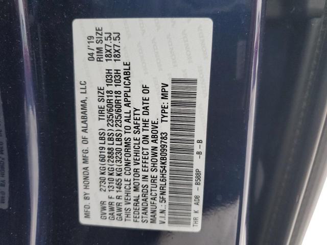 2019 HONDA ODYSSEY EX - 5FNRL6H54KB099783
