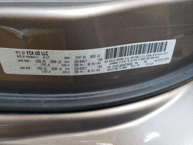 2017 CHRYSLER PACIFICA T 2C4RC1BGXHR704383