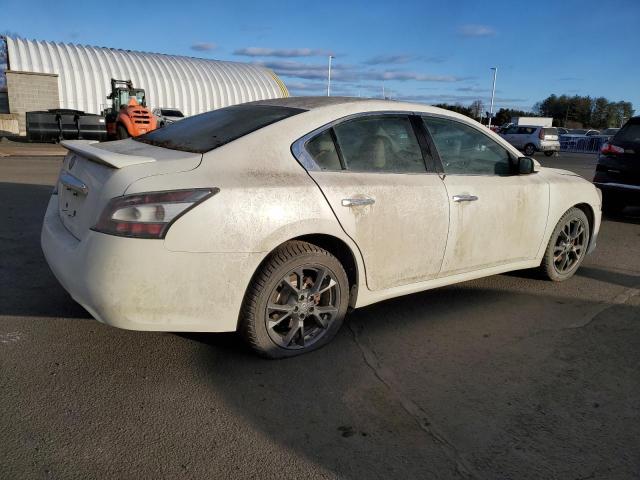 NISSAN MAXIMA S 2014 white sedan 4d gas 1N4AA5AP6EC448474 photo #4