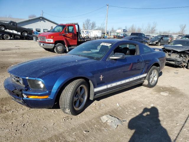 FORD MUSTANG 2006 blue  gas 1ZVFT80N765262814 photo #1