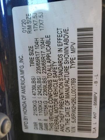 2020 HONDA CR-V LX - 5J6RW2H26LL001769