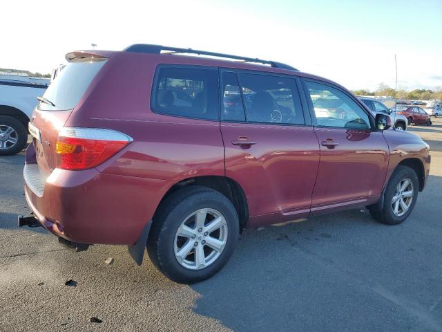 TOYOTA HIGHLANDER 2009 red 4dr spor gas JTEES41A192134642 photo #4