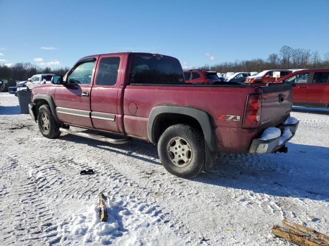 CHEVROLET SILVERADO 2004 maroon 4dr ext gas 2GCEK19TX41133653 photo #3