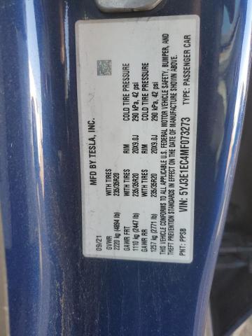 2021 TESLA MODEL 3 - 5YJ3E1EC4MF073273