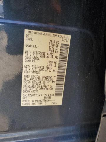 2018 NISSAN MURANO S - 5N1AZ2MG7JN119144