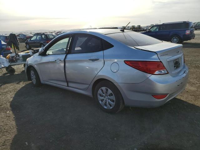 HYUNDAI ACCENT SE 2017 silver  gas KMHCT4AE0HU168680 photo #3