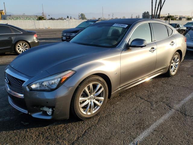 INFINITI Q70 3.7 LU 2018 gray  gas JN1BY1AP3JM180431 photo #1