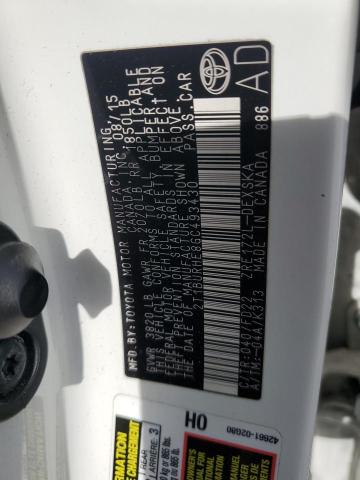 2016 TOYOTA COROLLA L 2T1BURHE8GC493430