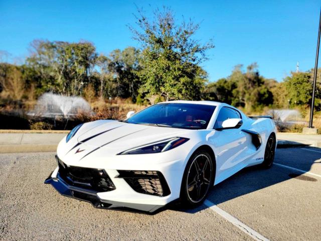 CHEVROLET CORVETTE S 2021 white  gas 1G1YB2D41M5101362 photo #3